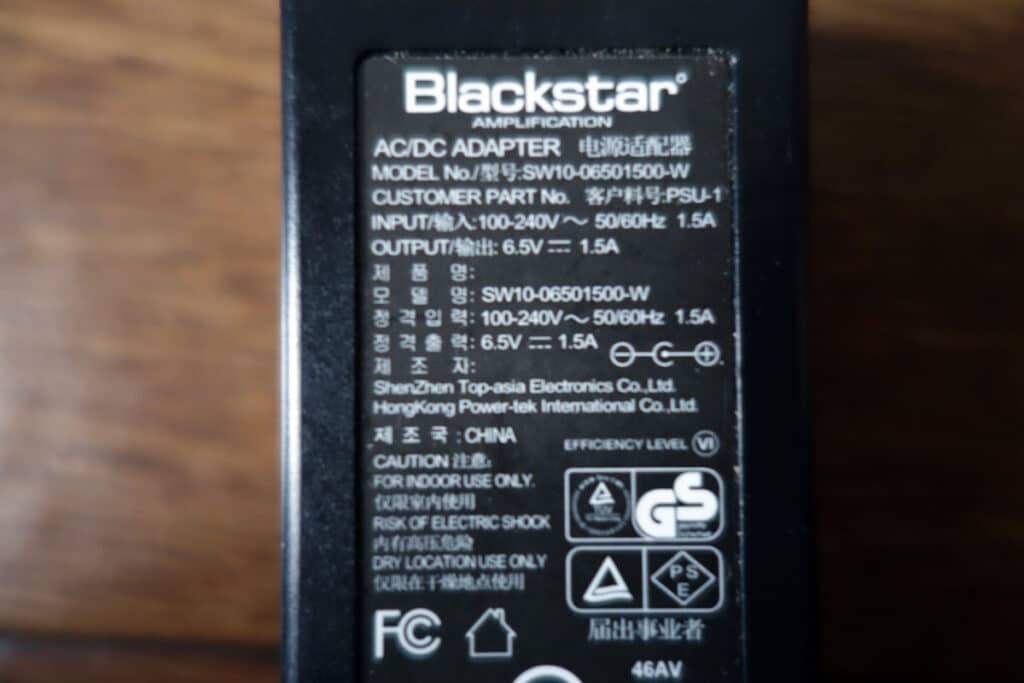 【DIY】改造無し！「Blackstar FLY3」のACアダプターを汎用パーツで